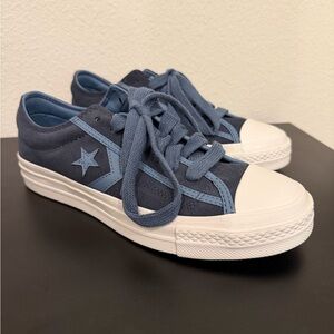 Converse Blue Suede Sneakers